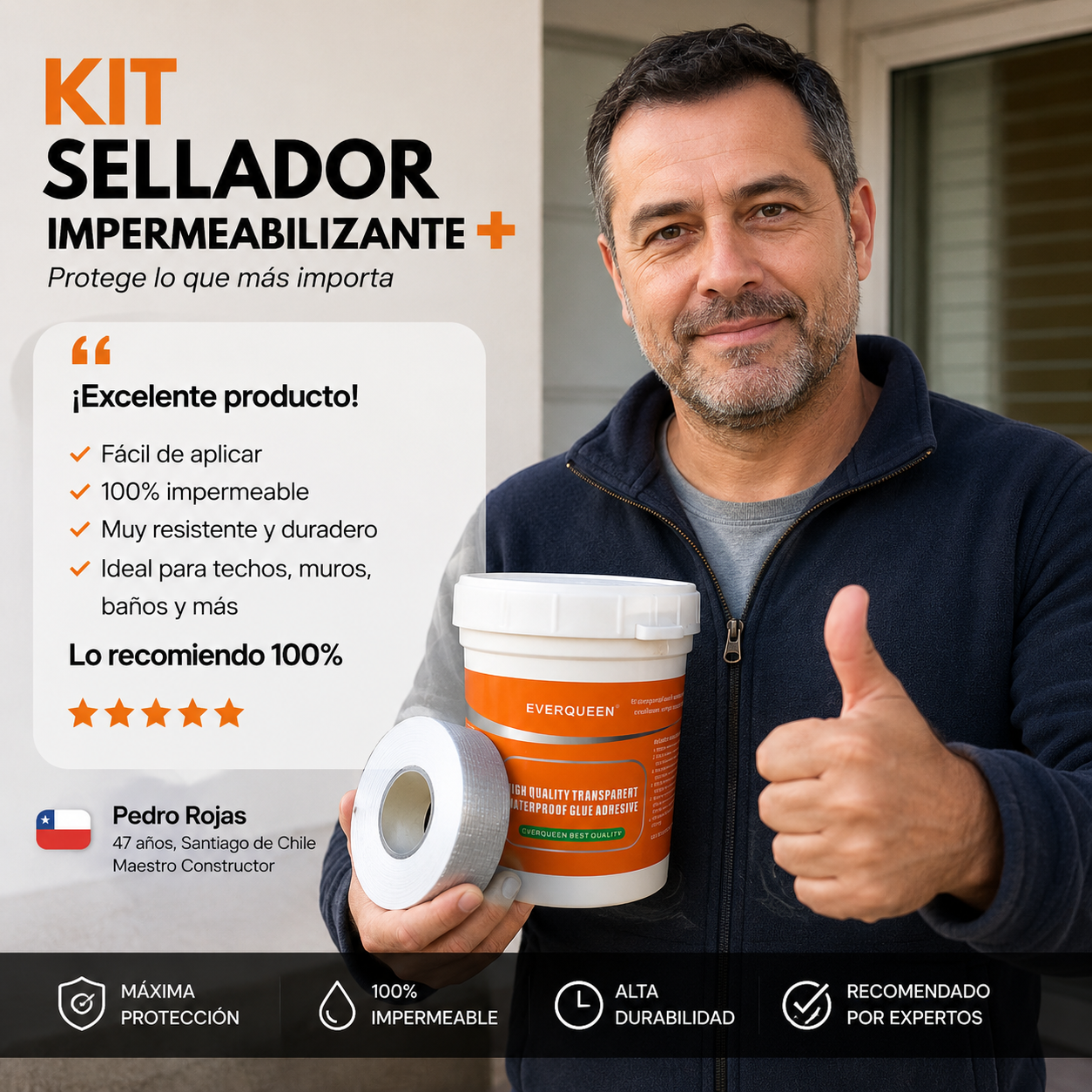 HydroShield™ - Kit de Sellado Extremo e Impermeabilización 100% Inmediata