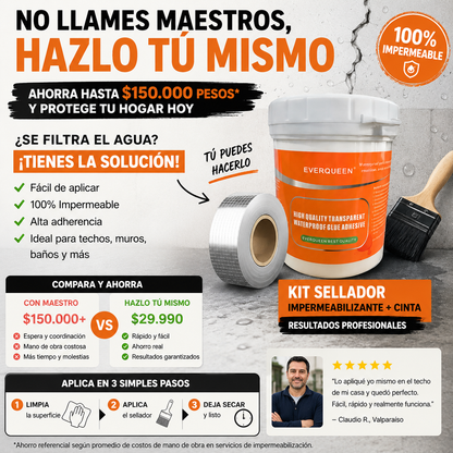 HydroShield™ - Kit de Sellado Extremo e Impermeabilización 100% Inmediata