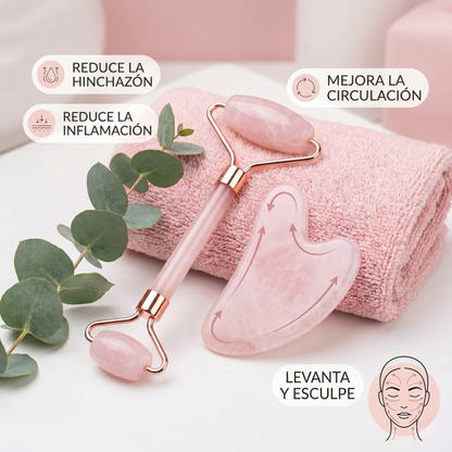 RoseGlow™ - Drenaje y Firmeza Instantánea