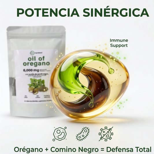 BioVitalis™ - Sinergia de Orégano y Comino Negro para Bienestar Integral